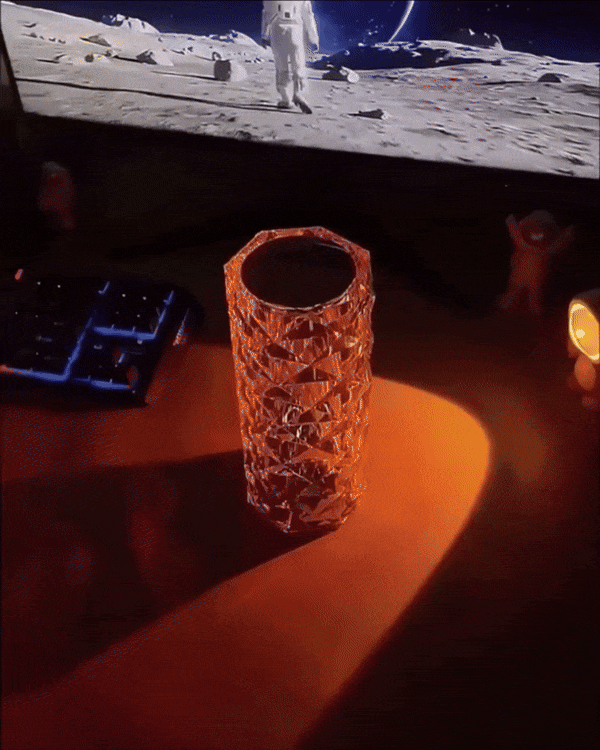 LuxGlow Rose Diamond Lamp