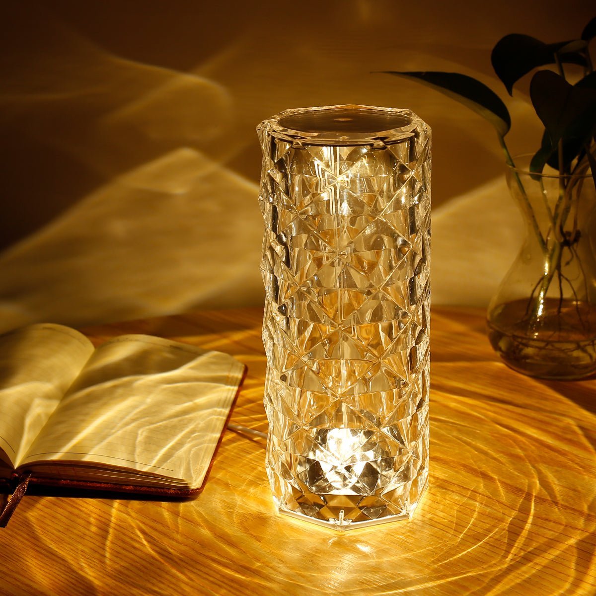 LuxGlow Rose Diamond Lamp