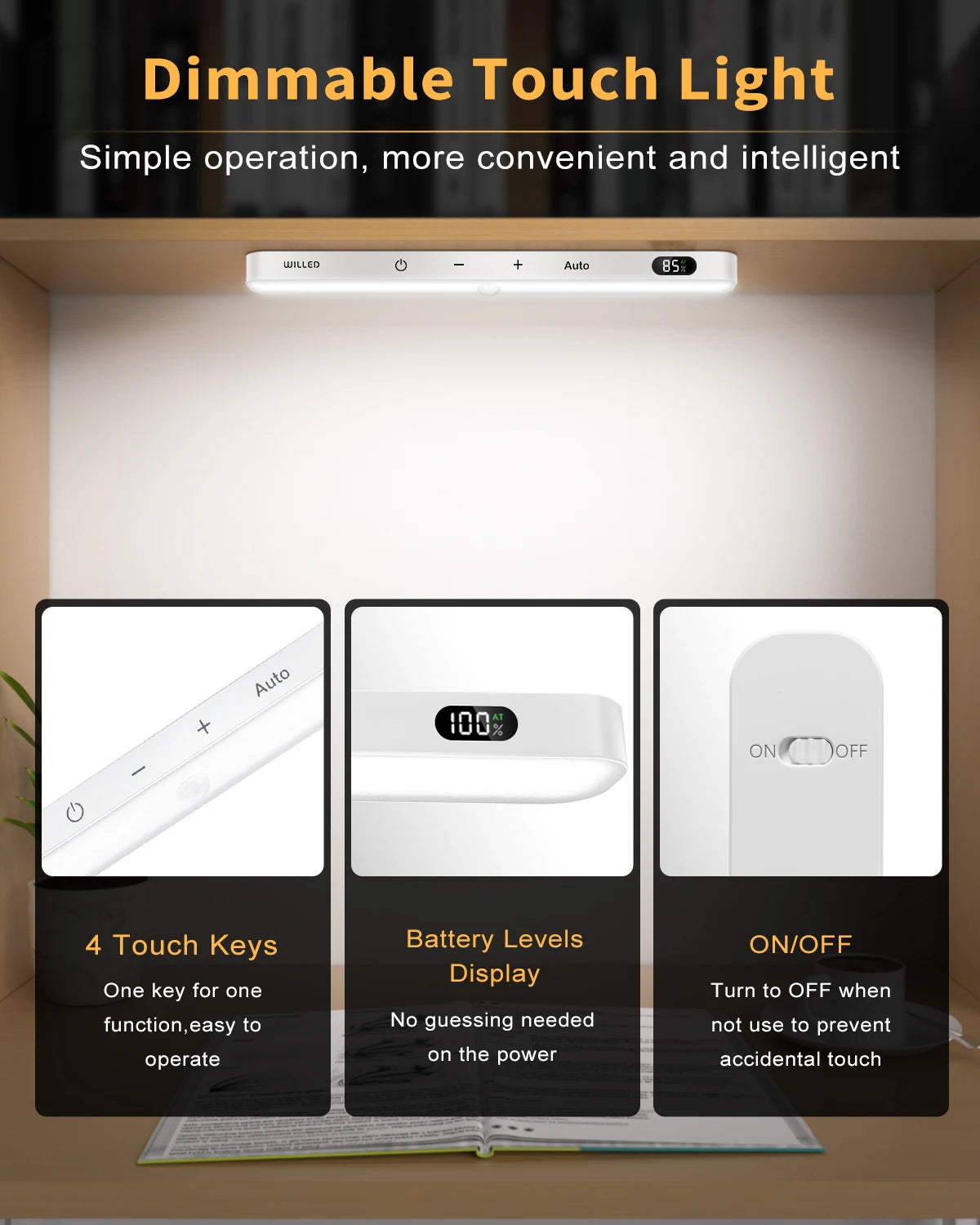 Willed Motion Sensor LED Light Bar