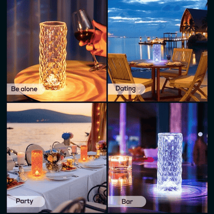 LuxGlow Rose Diamond Lamp