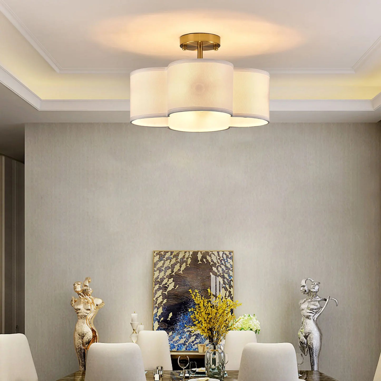 Retro Modern Island Chandelier