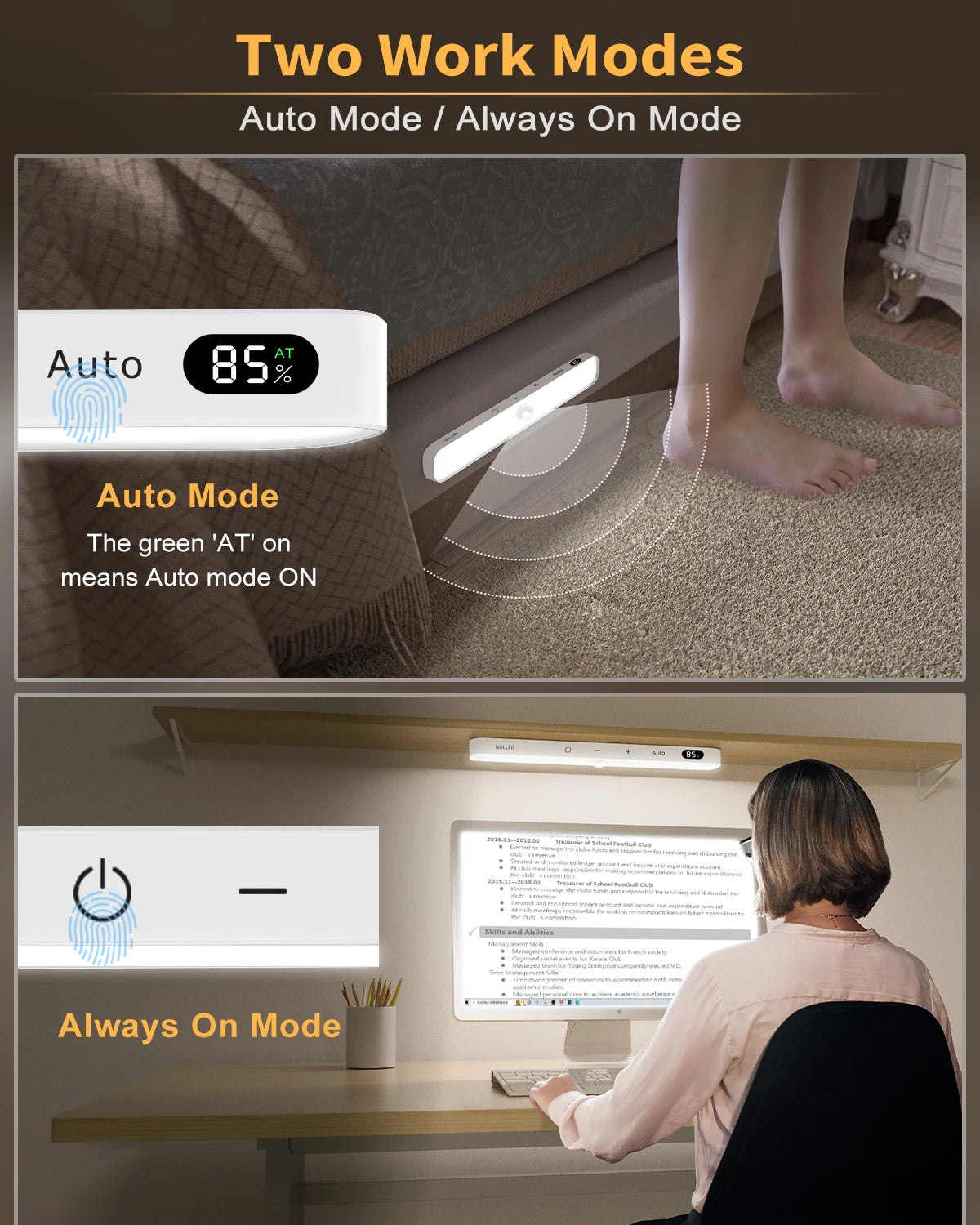 Willed Motion Sensor LED Light Bar