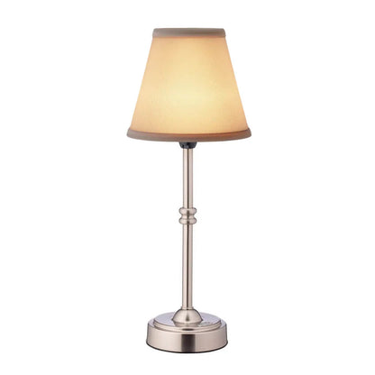 Retro Cordless Fabric Table Lamp