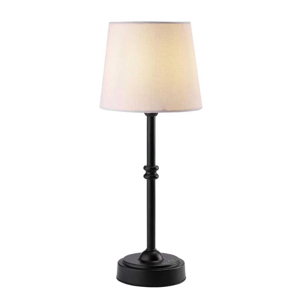 Retro Cordless Fabric Table Lamp