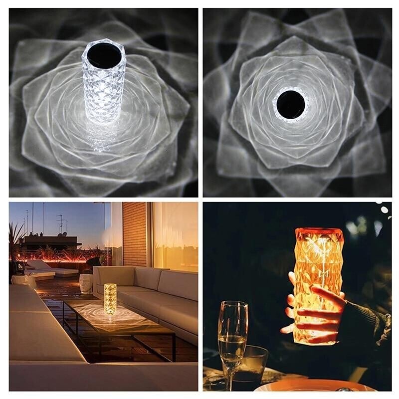 LuxGlow Rose Diamond Lamp