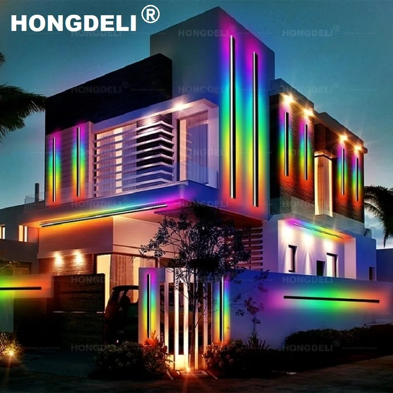 LuminaGlow RGB Wall Lamps