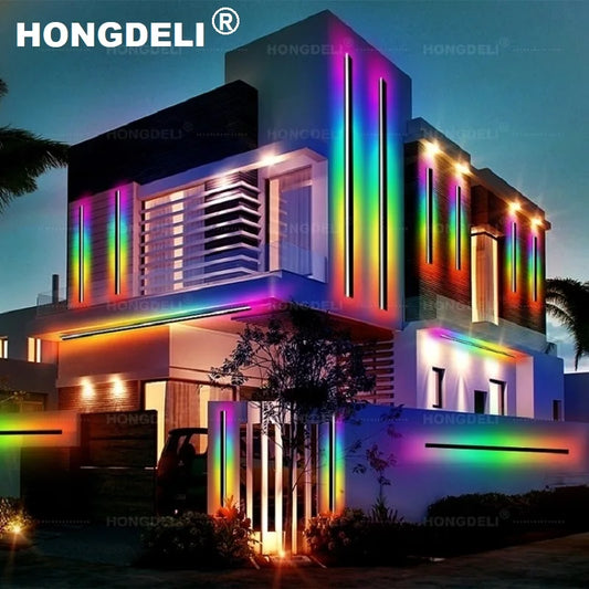 LuminaGlow RGB Wall Lamps
