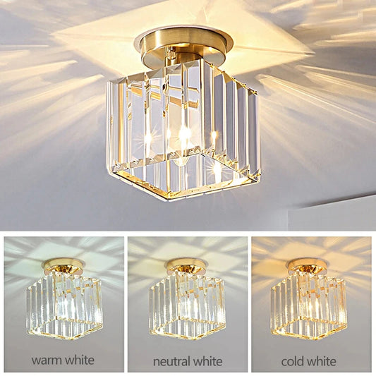 Crystal Spark Ceiling Light